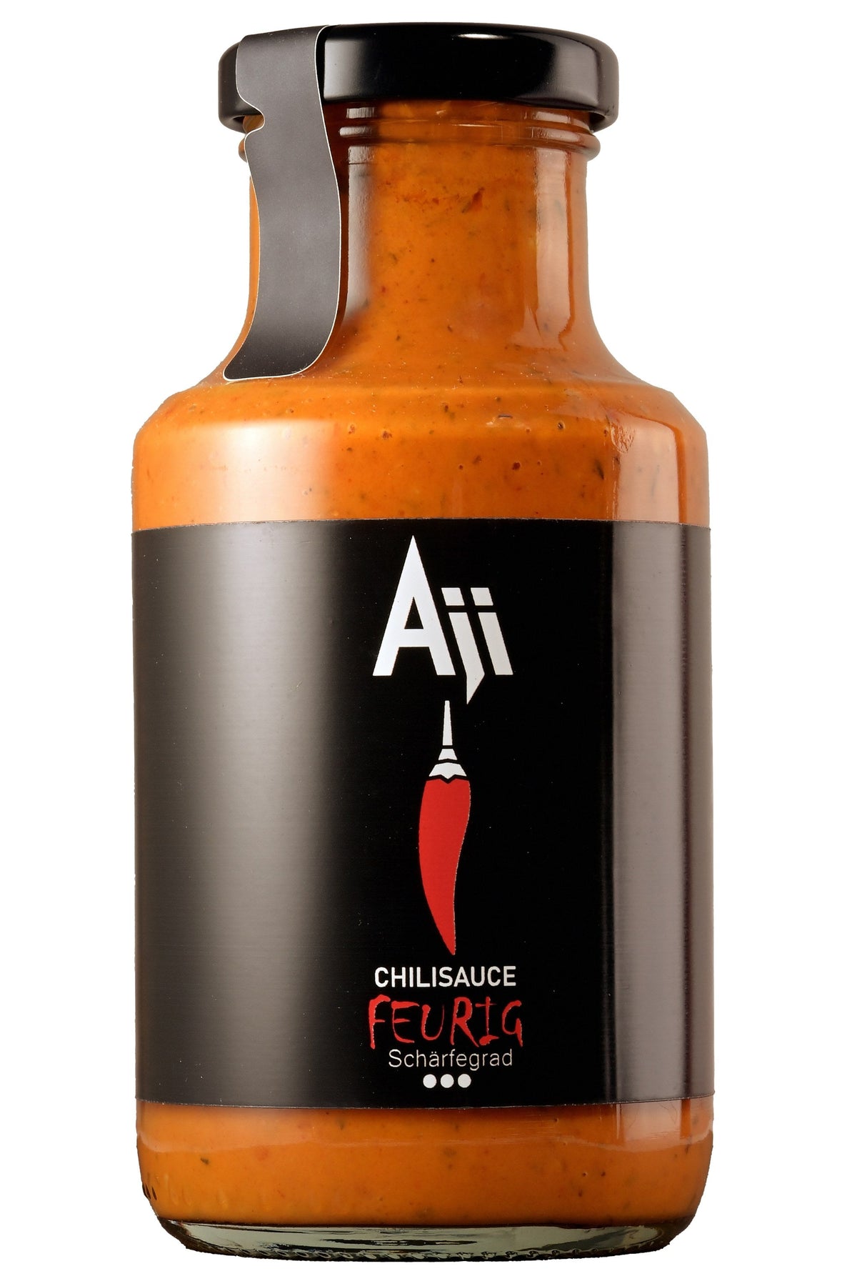 Aji Chilisauce Feurig 250 ml – Vorderseite